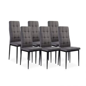 Conjunto de 6 cadeiras de jantar zuni