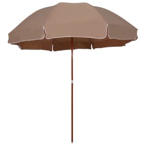 Helloshop26 - guarda-sol de jardim offset - taupe - 300 cm