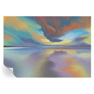 Papel parede adesivo pôr do sol arco-íris 208x146 tulup