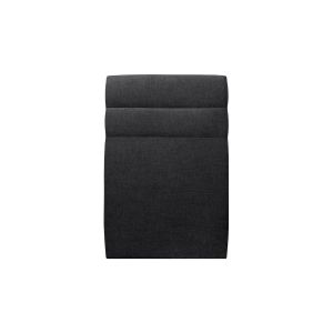 Cabeceira 90 cm lignes - tecido tela fosca preto - preto