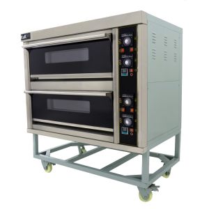 Forno comercial grande para pizza kukoo com pá para pizza