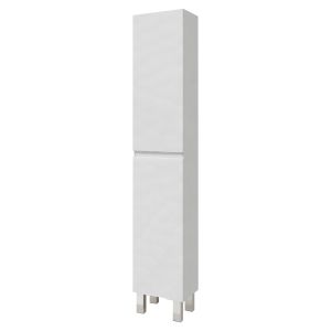 Coluna de arrumação autónoma lila - 30 cm - acabamento: branco - 2 portas