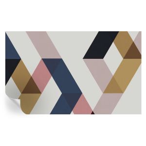 Papel de parede adesivo losangos coloridos 416x254 tulup