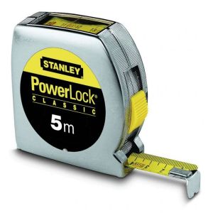 Fita métrica powerlock 5mx19mm leitura direta - stanley - 0-33-932