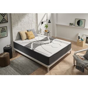 Colchão de espuma viscoelástica com grafeno, 105x200 cm, altura 30 cm ±2