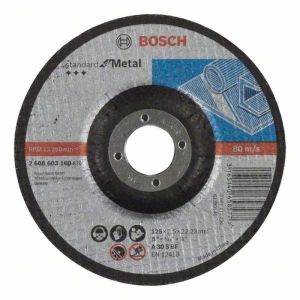 Disco de corte Bosch com furo deslocado standard para metal 125x2.5 mm - 26