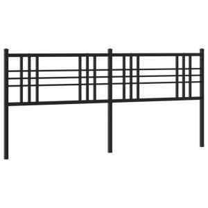 vidaXL cabecero de metal negro 193 cm