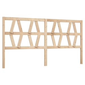 vidaXL cabecero de cama madera maciza de pino 206x4x100 cm
