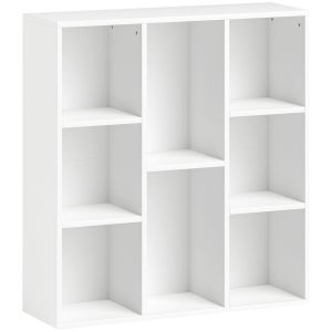 Estante 74,3x24x80 cm color blanco Homcom, casa - móveis de armazenamento