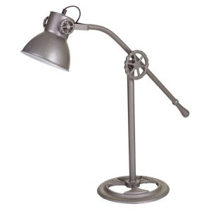 Candeeiro de pé em metal castanho 28x28x85