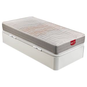 Colchão juvenil 80x190cm e sommier com arrumação pikolin cherry branco