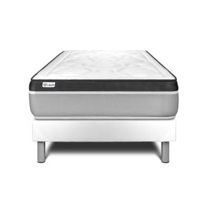 Pack sommier colchão vital ergo 120 x 200 cm sommier em kit branco