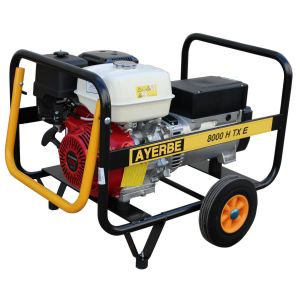 Ayerbe -5420180- Gerador 8000 h txe -Motor de partida elétrica honda gx-390