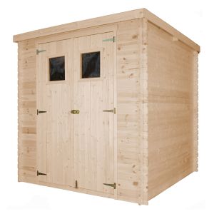 Galpão de madeira 3,53 m² - H200 x 204 x 204 cm - TIMBELA M309