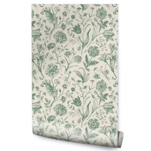 Papel de parede para sala de jantar plantas do campo flores
