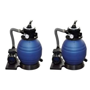 Bombas para filtro de areia vidaxl, pacote com 2, 400 w, 11000 l/h