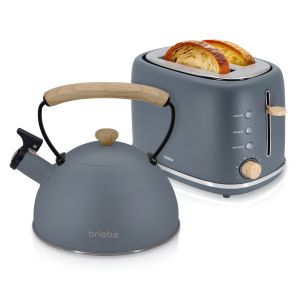 Nordic tostapane a fessura larga a 2 fette+ c briebe skt1177gry cinza 870w