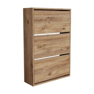 Sapateira sokndal com 2 portas metálicas 71 x 50 x 15 cm branco  [en.casa]