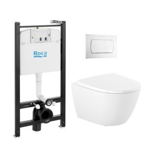 Pack roca active + sanita roca ona 53 rimless + PVC branco