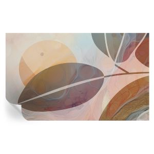 Papel de parede autocolante folhas harmoniosas 416x254 tulup