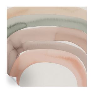 Papel de parede autocolante arcos de arco-íris 250x250 tulup