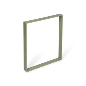 Rei | pé retangular de metal para mesa baixa 39 cm | 350 x 40 x 385 mm |