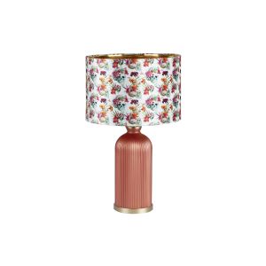 Alexandra house candeeiro de mesa metal/cristal multicolor 48x48x63 cm