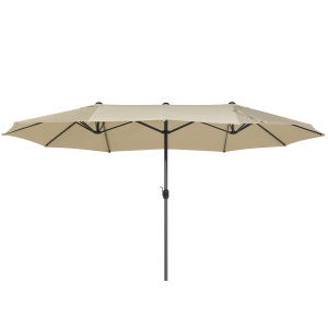 Guarda-sol de jardim 460 cm sibilla creme