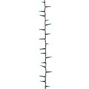 Cordão de luzes compacto 3000 luzes LED 65 m PVC branco frio