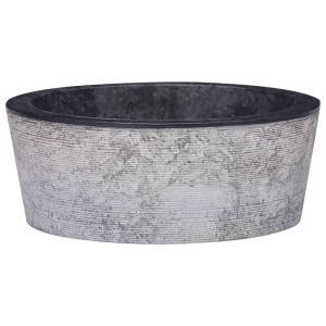 Lavatório ø40x15 mármore preto pt4902