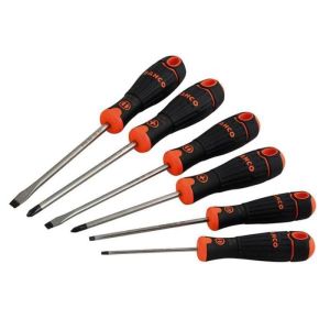 Bahco jogo de 6 chaves de fenda fit, 450 g - b219.006