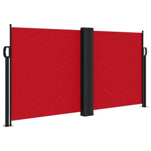 Toldo lateral retrátil 120x1000 cm vermelho
