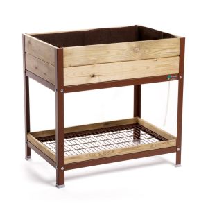 Mi huerto urban | horta urbana,cultivo de jardim |castanho 90x60x90 cm