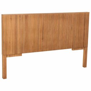 Cabeceira de cama em madeira castanha 160x07x100h cm