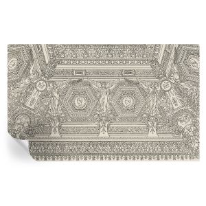 Papel de parede vinílico ornamento clássico 416x254 tulup