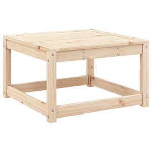 vidaXL taburete de jardín madera maciza de pino
