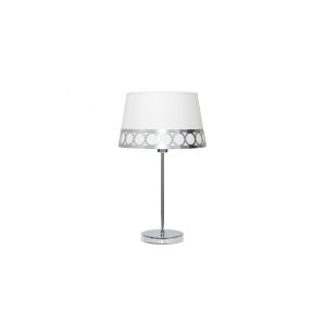 Fab 114871010 | dalia lâmpada de mesa 1xe14 branco/prata