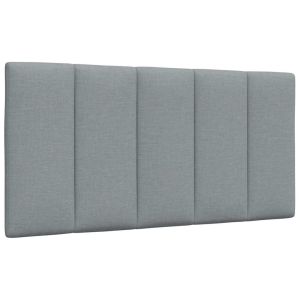 Almofadão de cabeceira 100 cm tecido cinzento-claro ptob5655