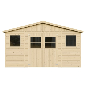 Caseta jardin exterior madera 11.91 m² Timbela m331