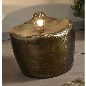 Luminária levy, cor ouro antigo, 44 ​​cm. 46 cm de diâmetro x 44 cm