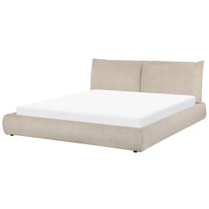 Cama bombazine vinay 180 x 200 cm taupe