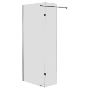 Ondee - painel de duche movível cariba - vidro 6mm - 2 painéis - 90x210cm