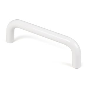 Puxador abs 96mm branco brilhante, lote com 50