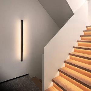 Nettlife aplique parede LED preto 2.5x3.8
