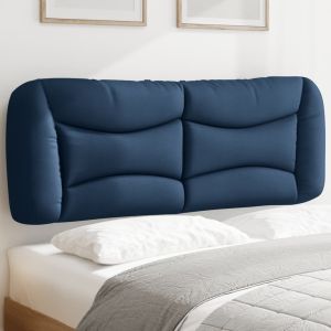 Almofadão de cabeceira 140 cm tecido azul ptob9700