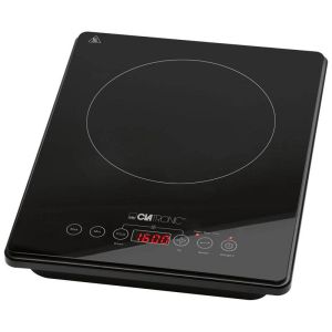 Placa de indução portátil, 10 níveis de potên clatronic eki 3569 preto 2000
