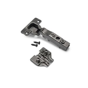 Kit de dobradiça recta x91 com fecho suave e calço