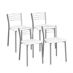 Conjunto de 4 cadeiras de cozinha chef-s