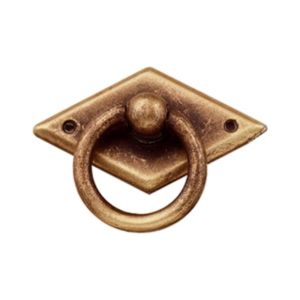Puxador anel bronze 48mm matt, lote de 24
