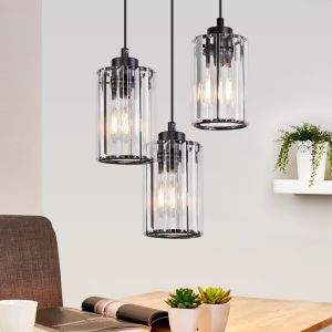 Nettlife luminária de pendurar E27 preto 140x20